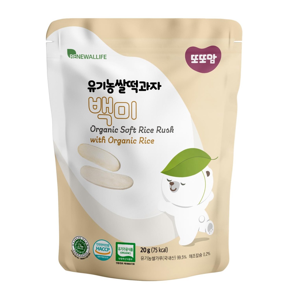 Renewallife - Organic Rice Original Rusk - 200 G