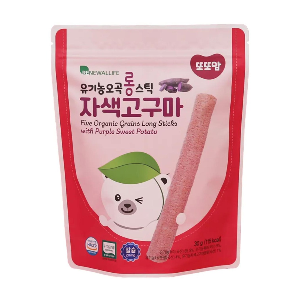 Renewallife - Organic Sticks Grain & Purple Sweet Potato - 300 G