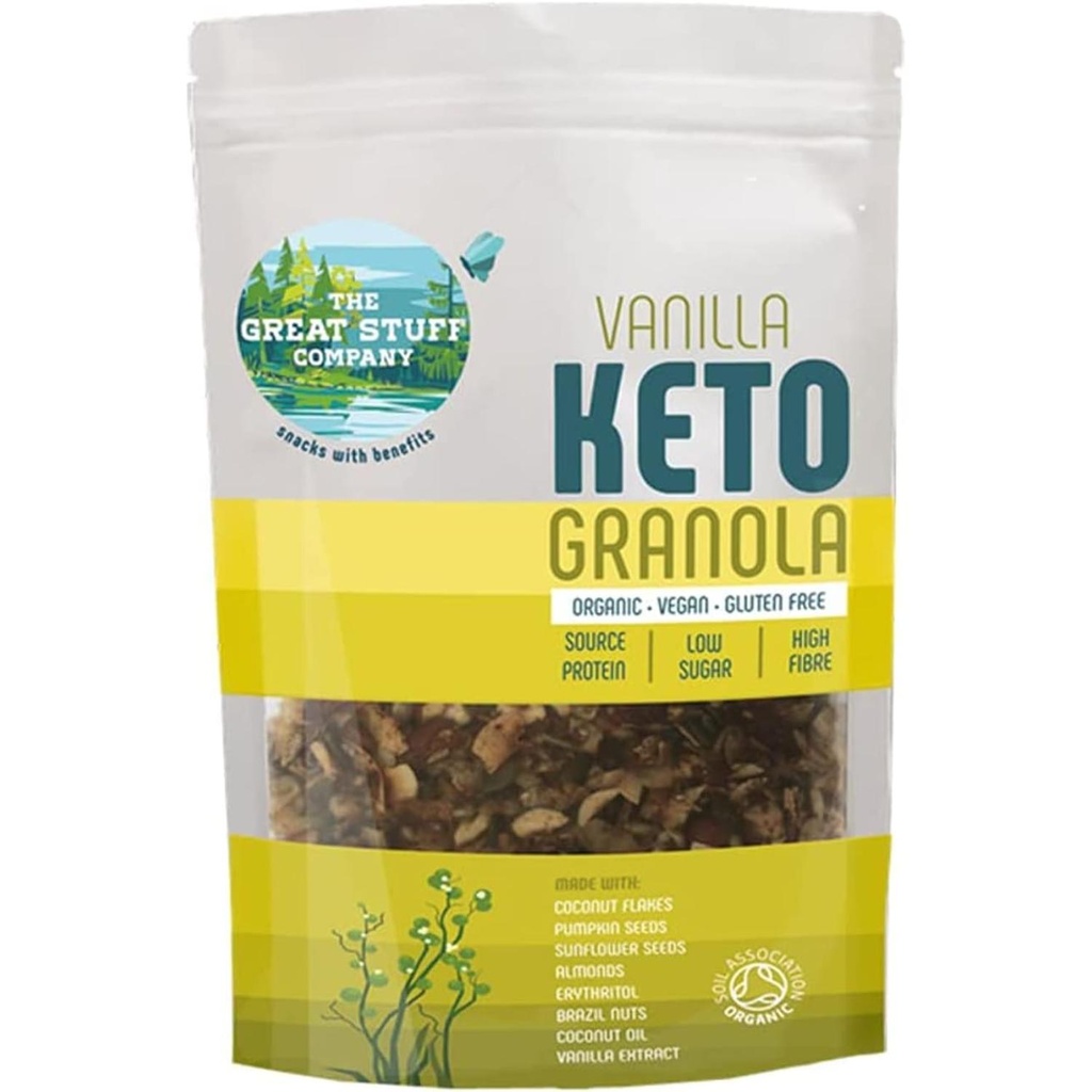 The Great Stuff Company - Keto Granola Vanilla Almonds & Brazil Nuts - 250G