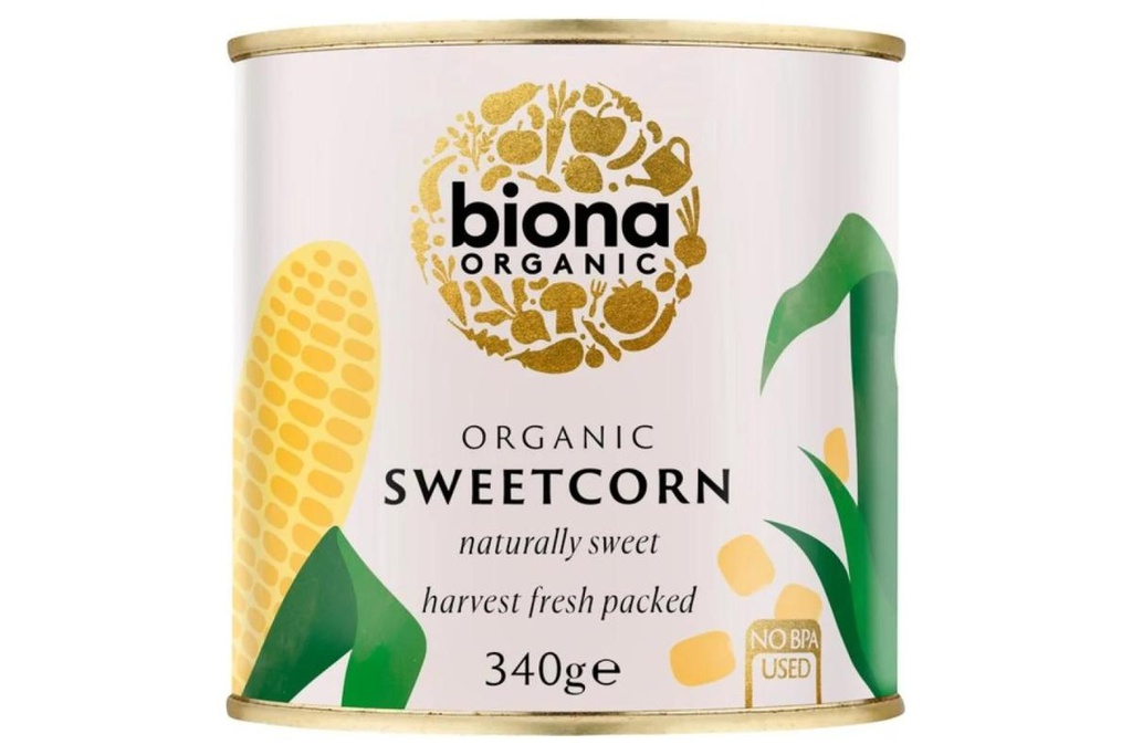 Biona - Organic Sweetcorn In Jar - 340G