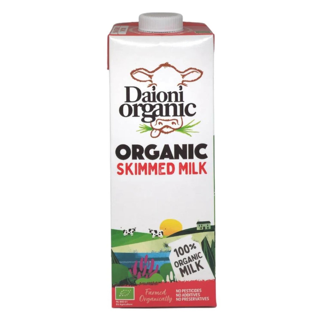 Daioni - Organic Skimmed Uht Milk - 1L