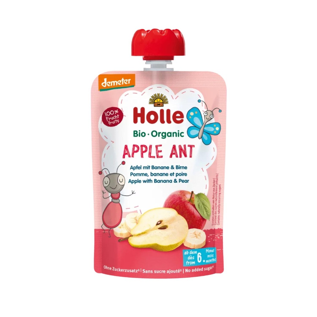 Holle - Organic Apple Ant Apple,Banana and Pear - 100g