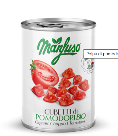 Tomato (Chopped) - 0.4Kg - Manfuso