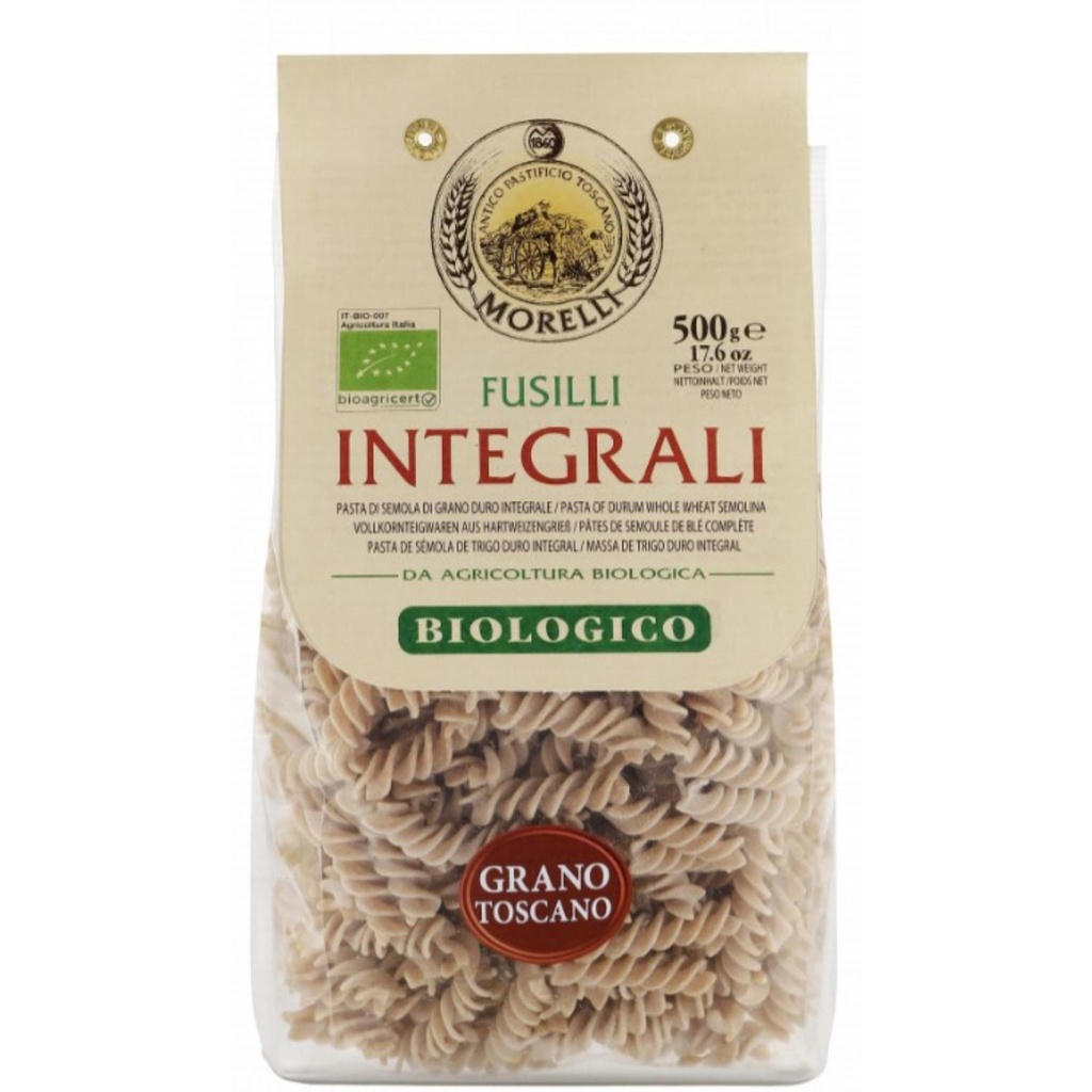 Antico Pastificio Morelli - Organic Wheat Pasta Fusilli - 500 G