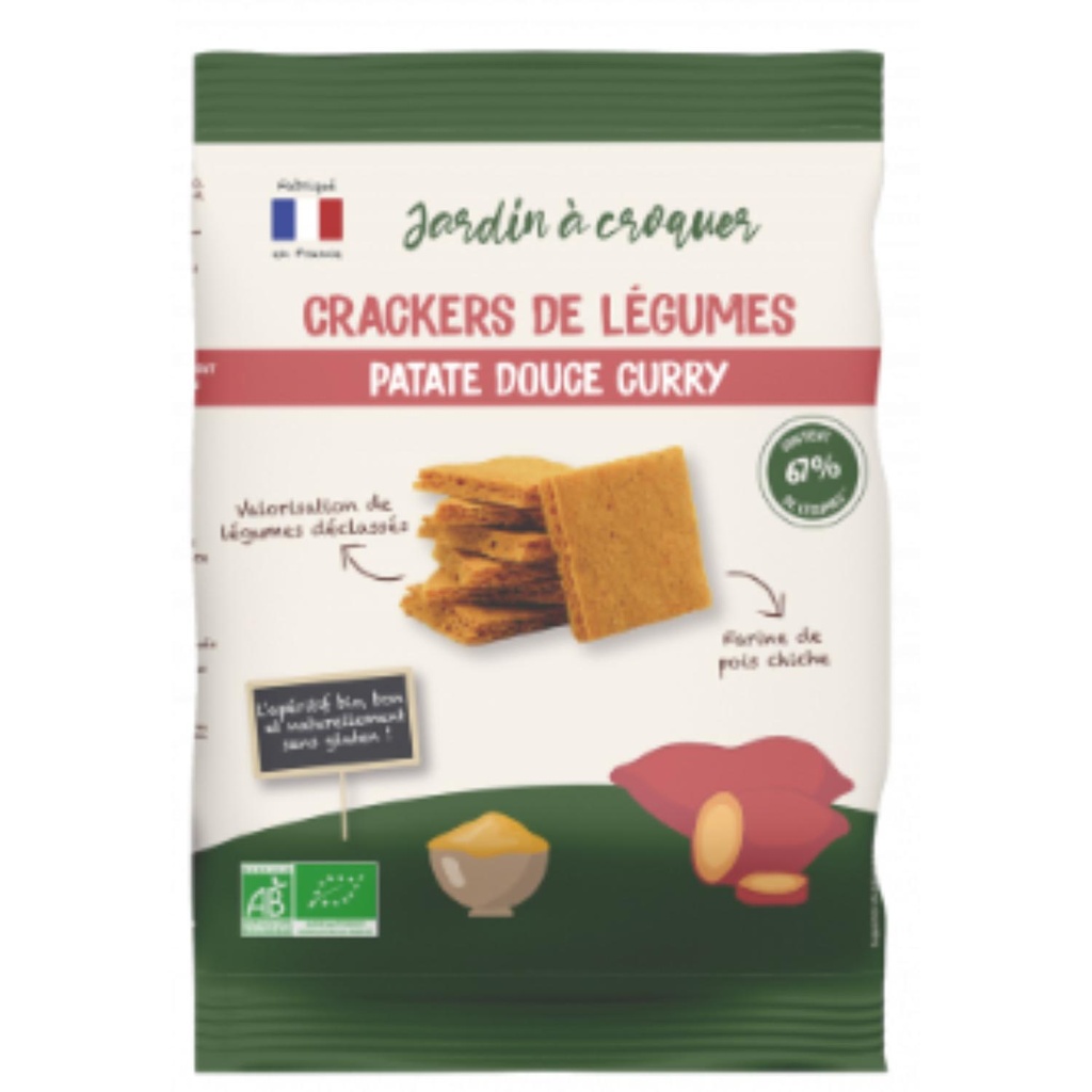 Crackers (Sweet Potato & Curry) - 0.07Kg - Jardin À Croquer