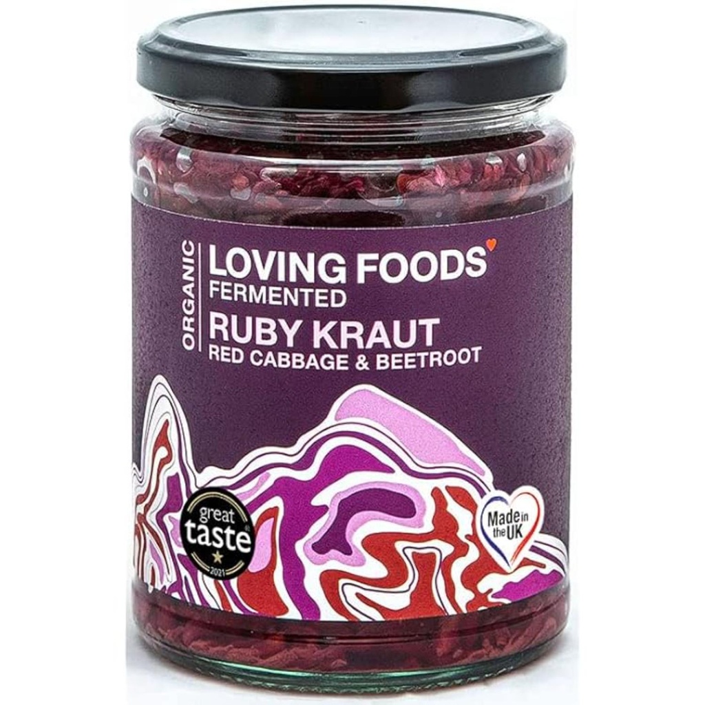 Loving Foods - Saurkraut (Ruby Kraut) - 500g