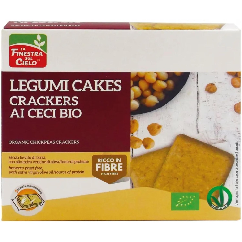 Crackers (Legume Chickpeas) - 0.25Kg - La Finestra Sul Cielo