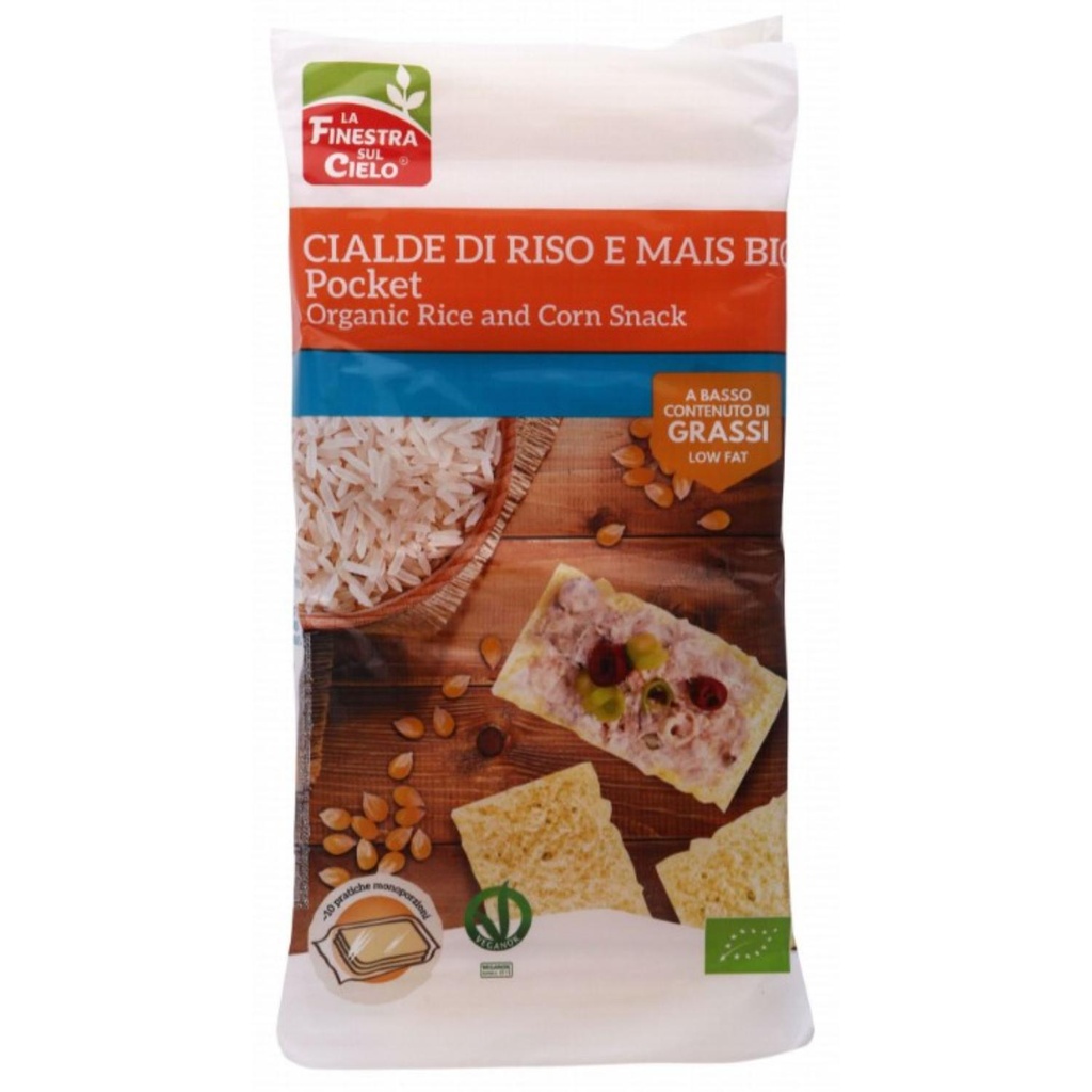 La Finestra Sul Cielo - Organic Rice & Corn Wafers - 150 G