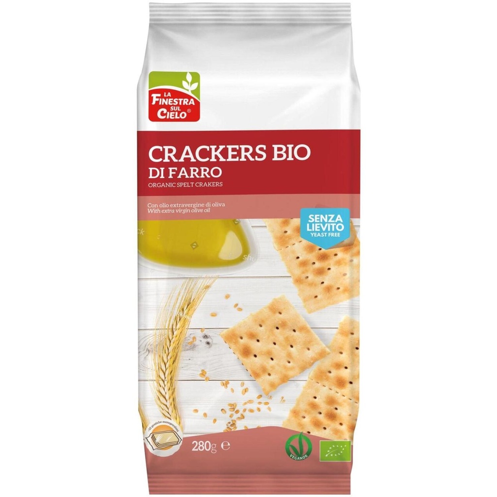 Crackers (Spelt) - 0.28Kg - La Finestra Sul Cielo