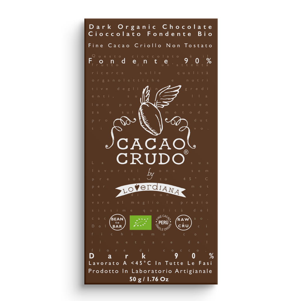 Bar (Dark Chocolate 90%) - 0.05Kg - Cacao Crudo