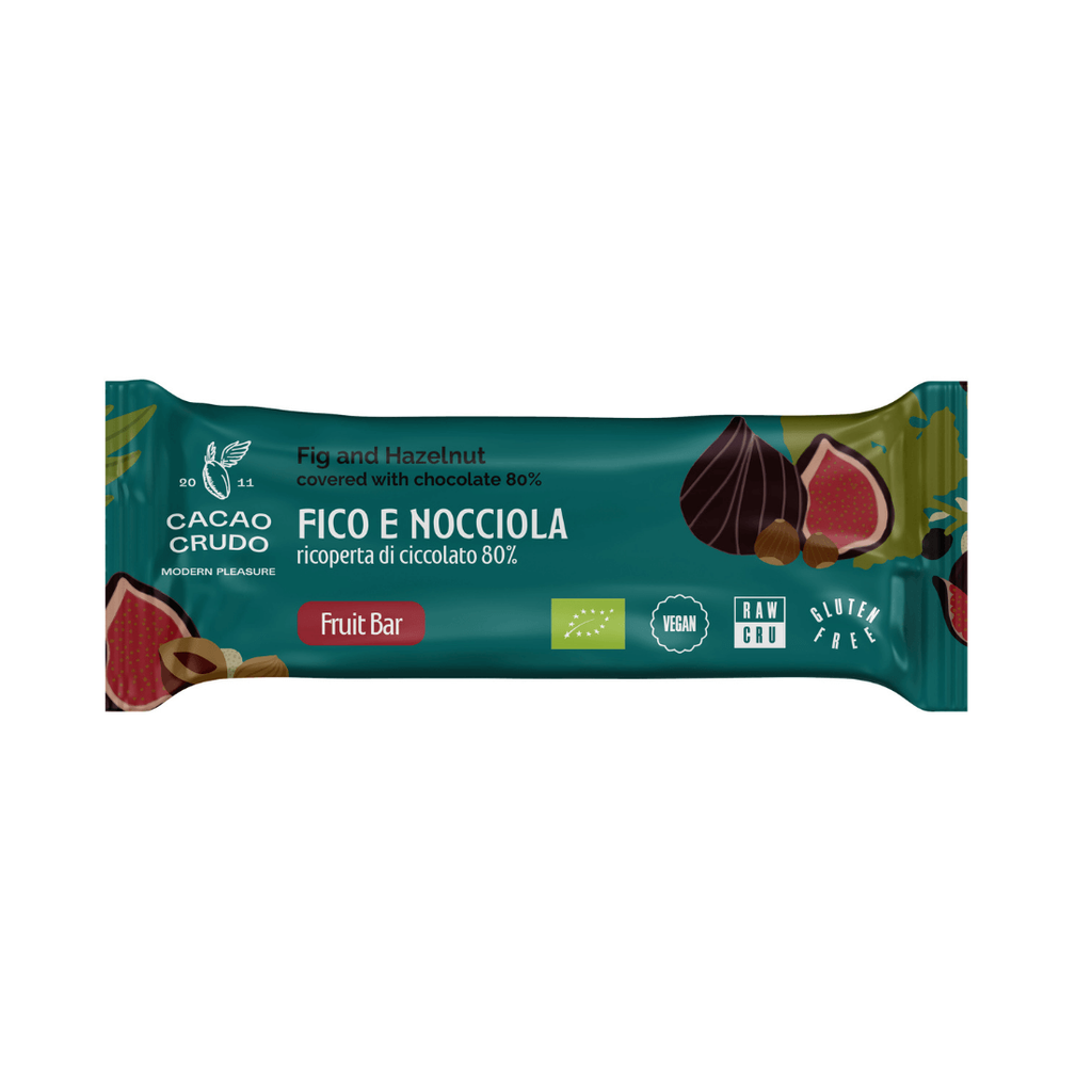 Bar (Dark Chocolate Covered Figs & Hazelnuts) - 0.03Kg - Cacao Crudo