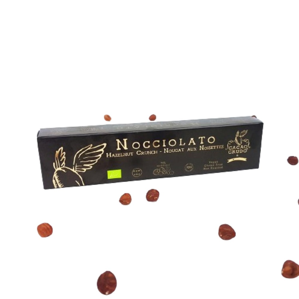 Bar ("Nocciolato" Hazelnut Crunch) - 0.2Kg - Cacao Crudo