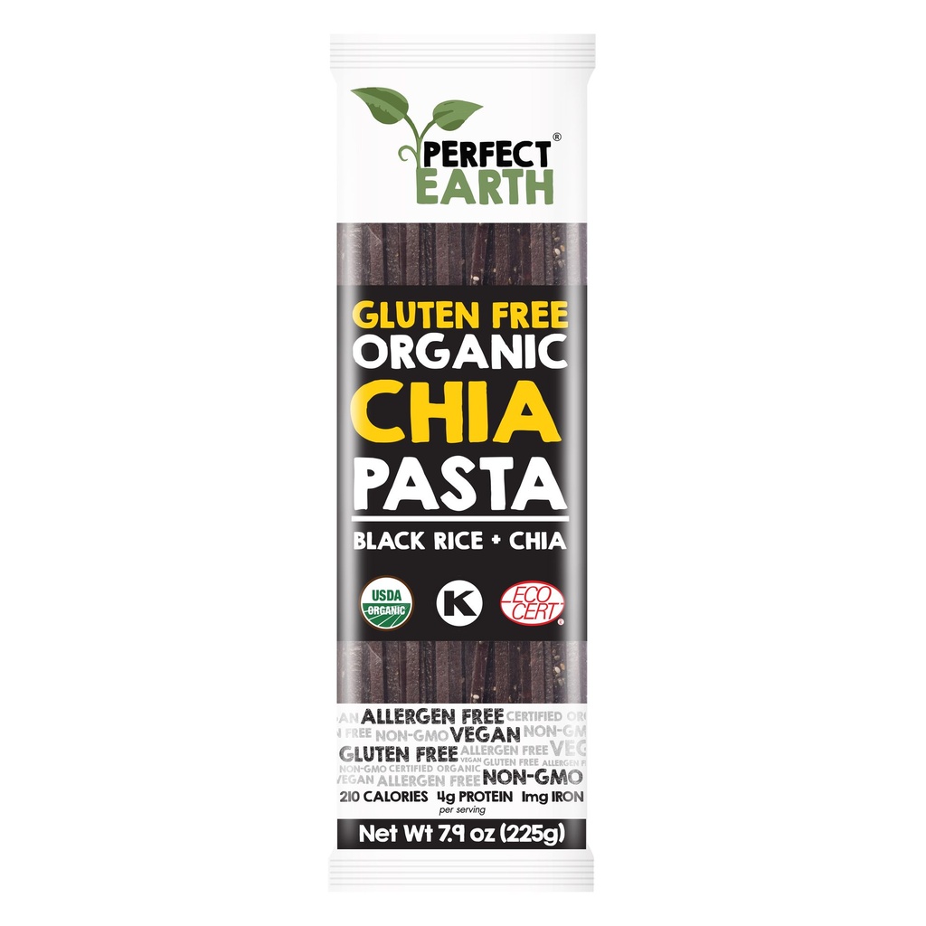 Chia Seeds Noodles (Pad Black) - 0.225Kg - Perfect Earth