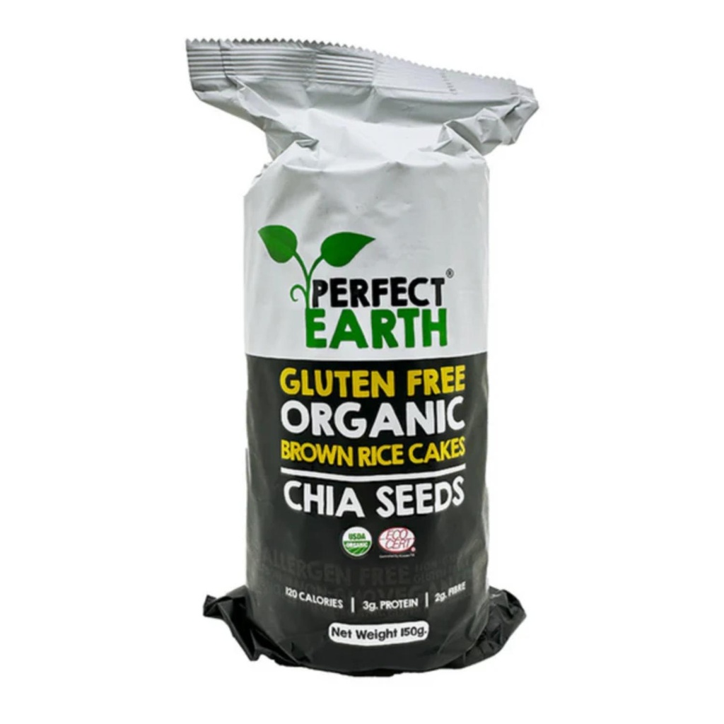 Perfect Earth - Organic Brown Rice With Chia Seed Galette - 100 G