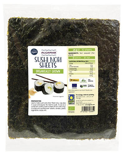 Nori Sushi - 0.025Kg - Algamar