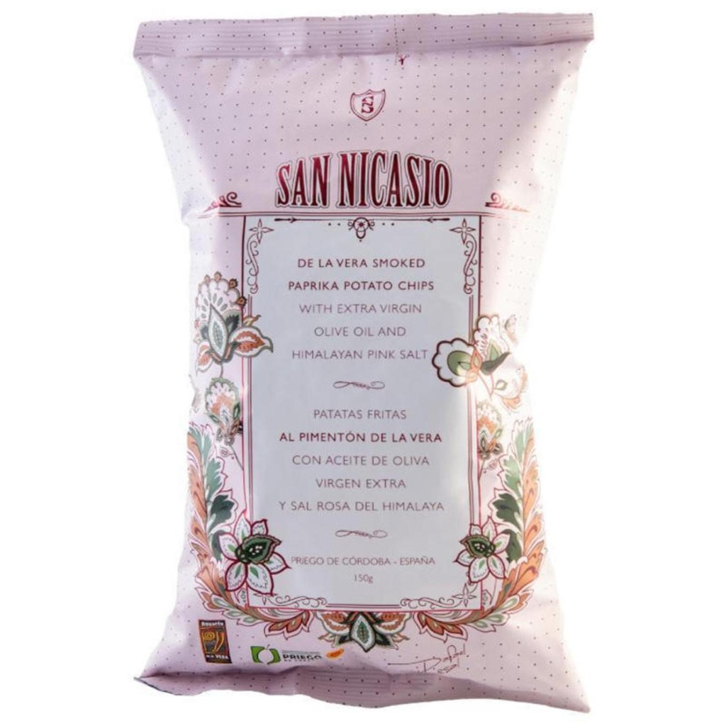 San Nicasio - Potato Chips Smoke Paprika with Olive Oil - 150 G