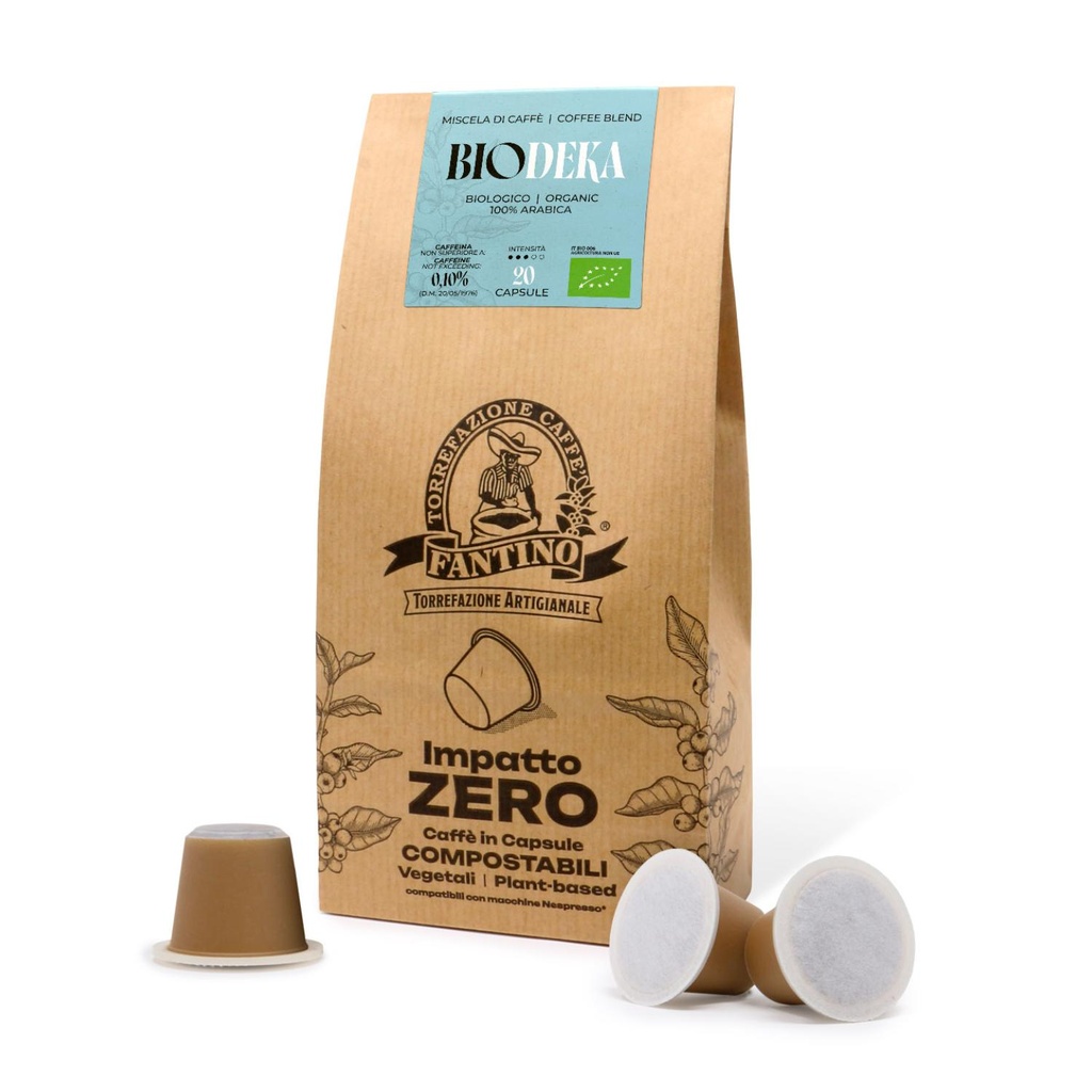 Caffe Fantino - Coffee Pods (Biodeka 20 ) - 110g