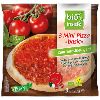 Bio Inside - Mini-Pizza Basic, Vegan (3*) - 240G