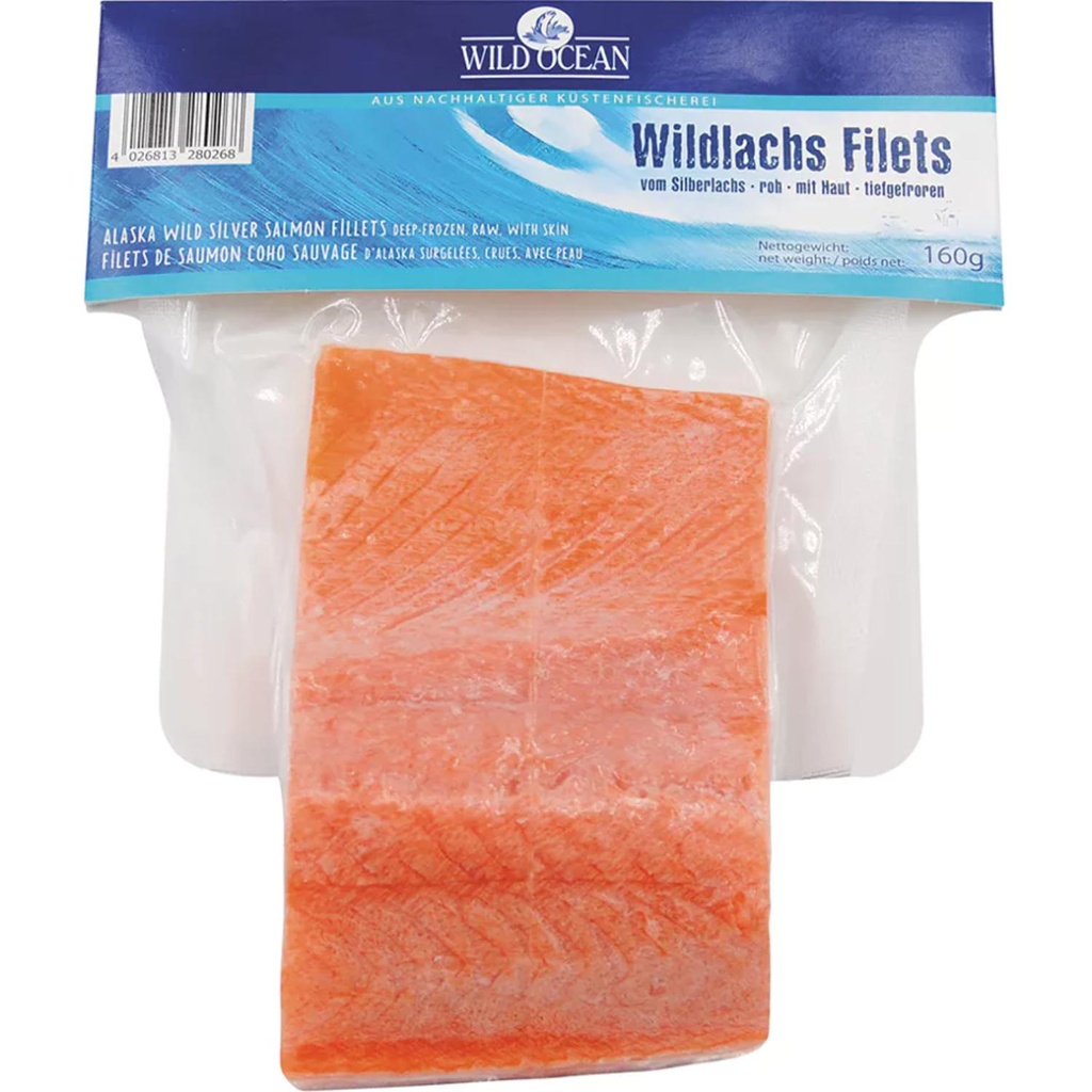 Wild Ocean - Wild Salmon With Skin (2*80G) - 160G