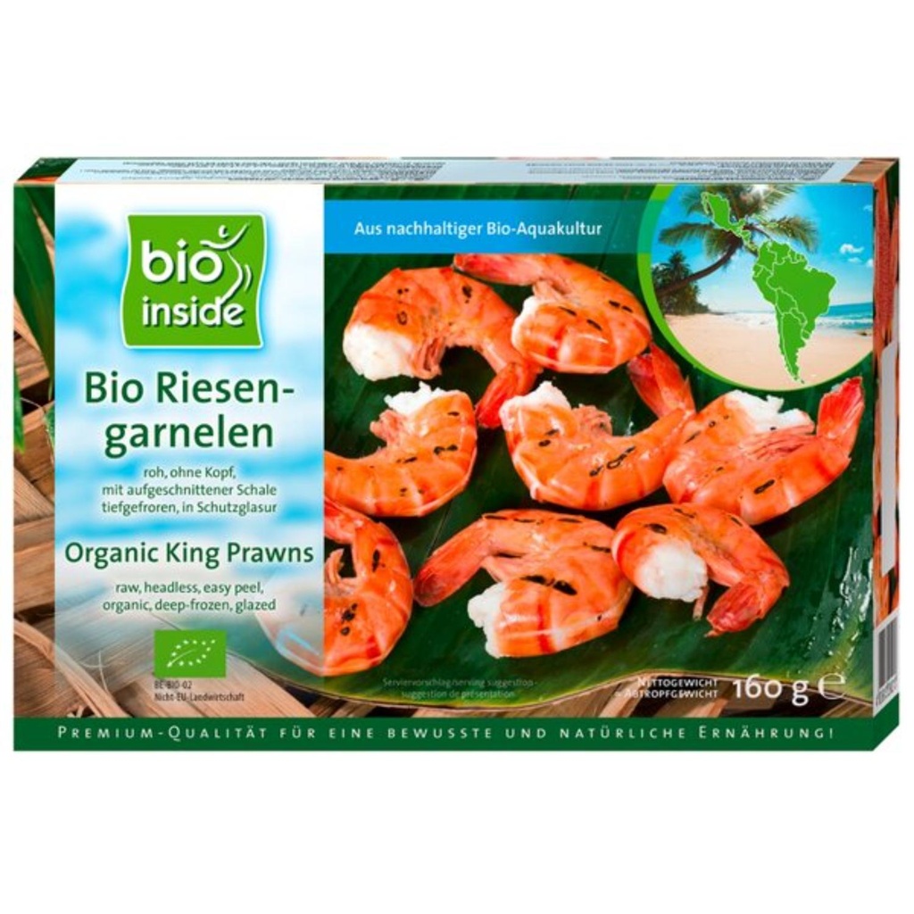 Bio Inside - Organic King Prawns - 200G