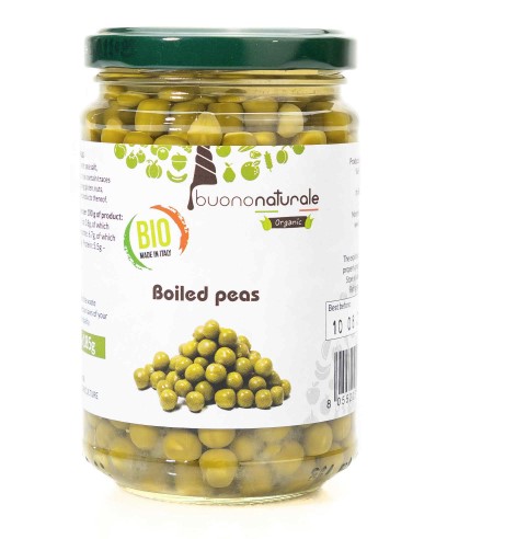 BuonoNaturale - Organic Peas Boiled - 300 G