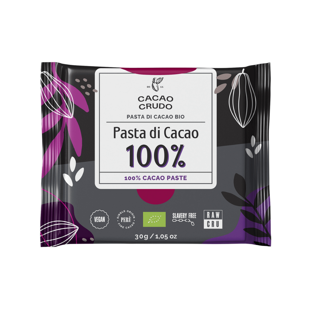 [FG11000893] Cacao Crudo - Organic Cacao Paste Bar 100% - 5 G