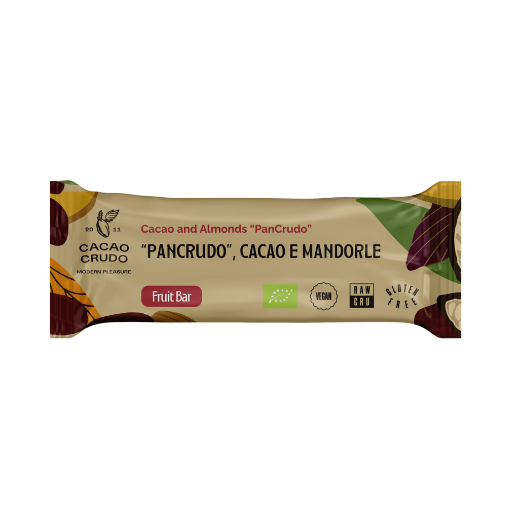 [FG11000904] Cacao Crudo - Organic Cacao Bar Pancrudo, Cacao And Almonds - 30 G