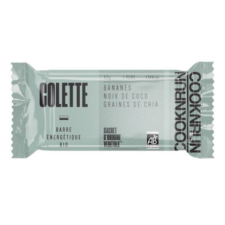 [FG11001056] Cooknrun - Organic Energy Bar Banana, Ginger & Cashew - 50 G