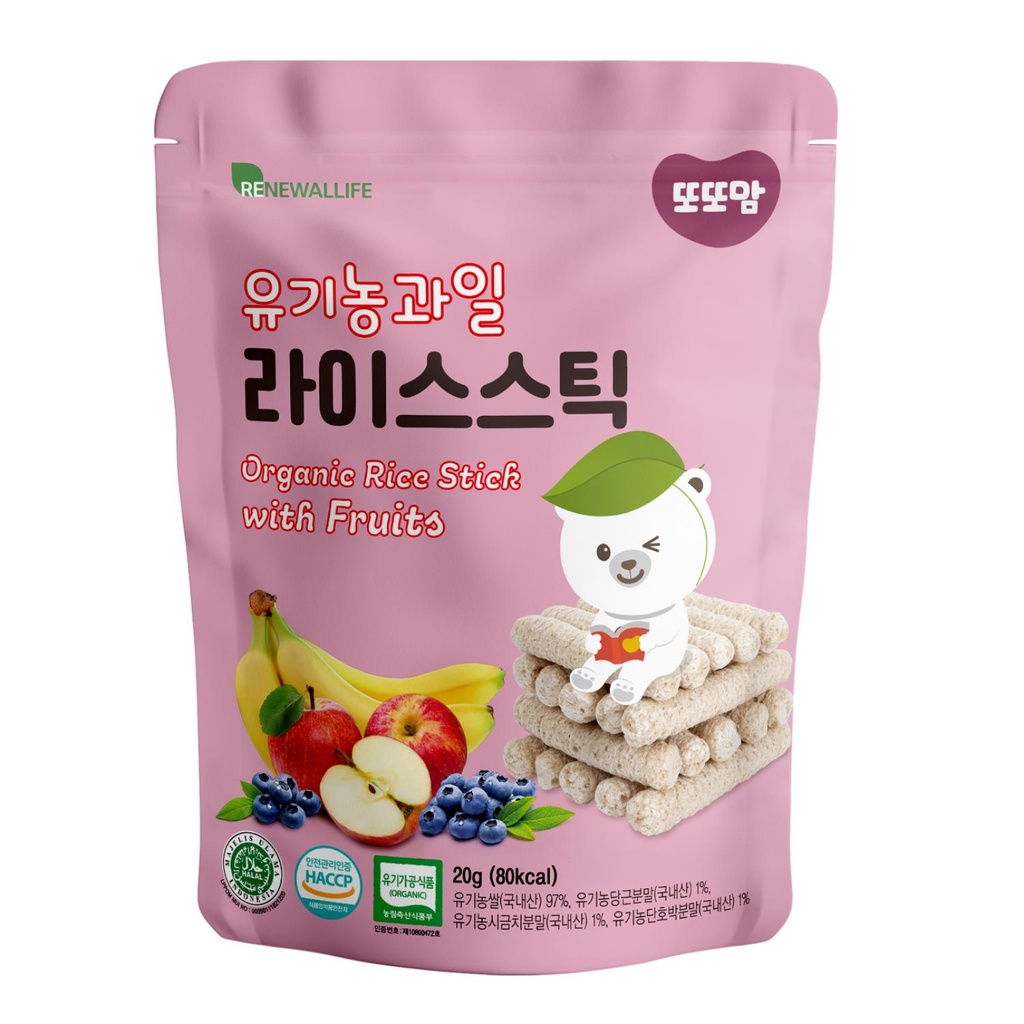 [FG11002060] Renewallife - Organic Sticks Rice Fruit - 200 G